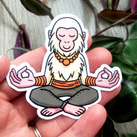 Monkey Monk- Animal Adventurer Vinyl Sticker