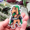 Hound Ranger- Animal Adventurer Vinyl Sticker