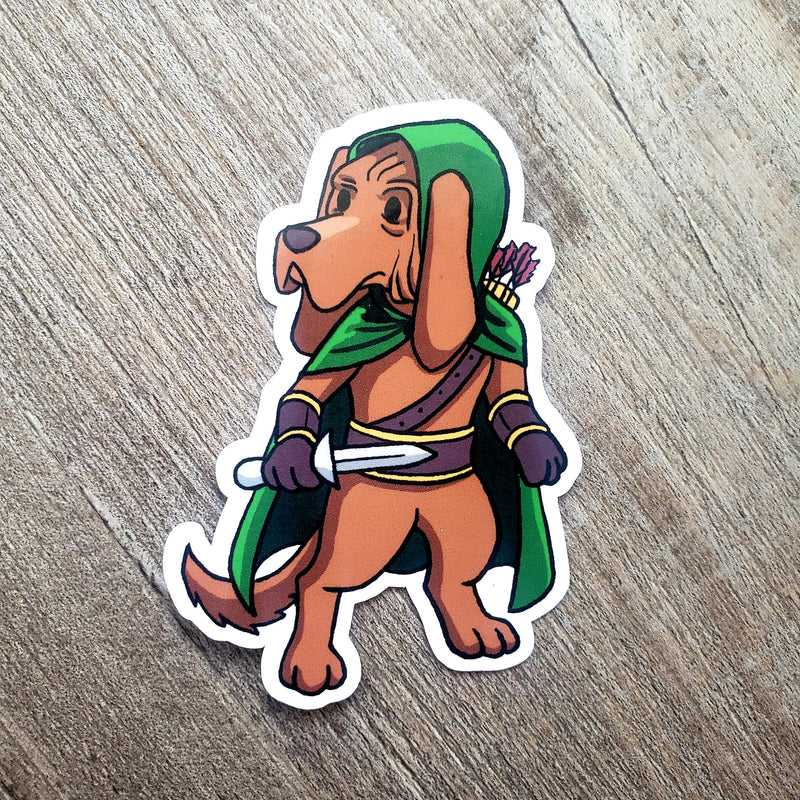 Hound Ranger- Animal Adventurer Vinyl Sticker