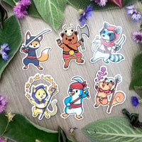 Animal Adventurers Vinyl Sticker Bundle Set 2