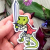 Lizard Warrior- Animal Adventurer Vinyl Sticker