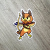 Owl Archer- Animal Adventurer Vinyl Sticker