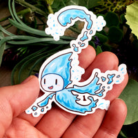 Water Droplet Nature Spirit Vinyl Sticker