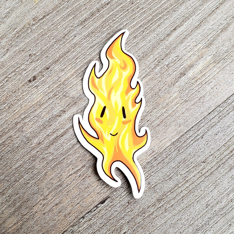 Fiery Spark Nature Spirit Vinyl Sticker