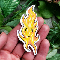 Fiery Spark Nature Spirit Vinyl Sticker