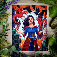 Animal Magica Sorceress Fine Art Print