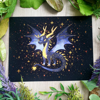 Light and Shadow Dragon Fine Art Print