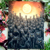 The Cat Moon Fine Art Print