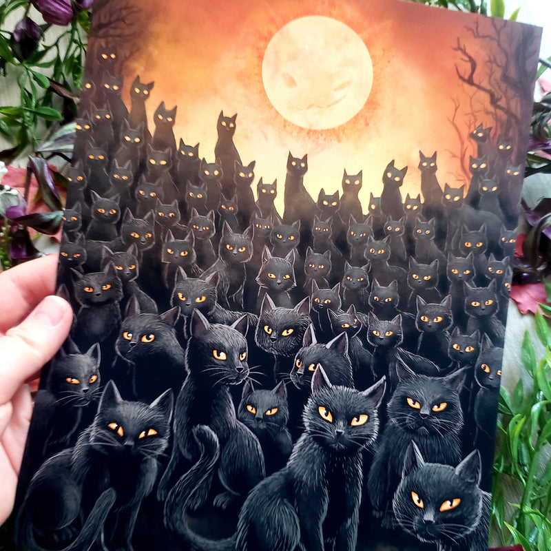 The Cat Moon Fine Art Print