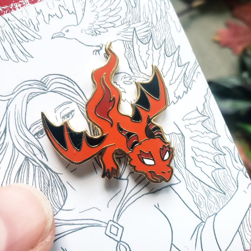 Dark Dragon Hard Enamel Pin