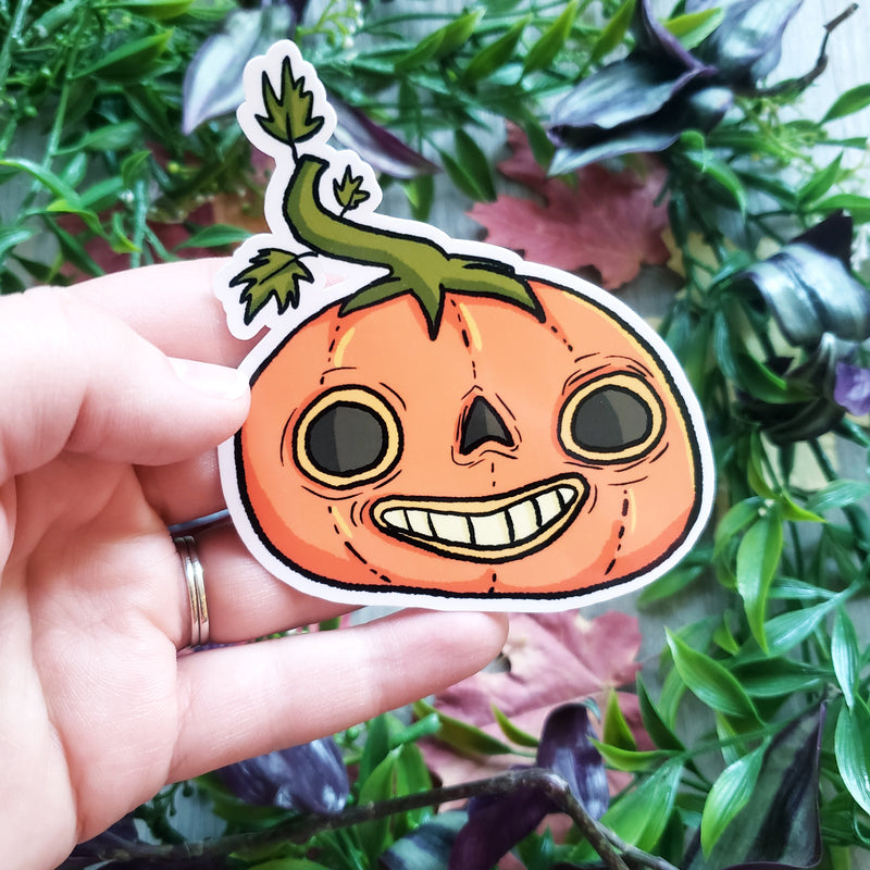 Old-fashioned Pumpkins Vinyl Sticker Set