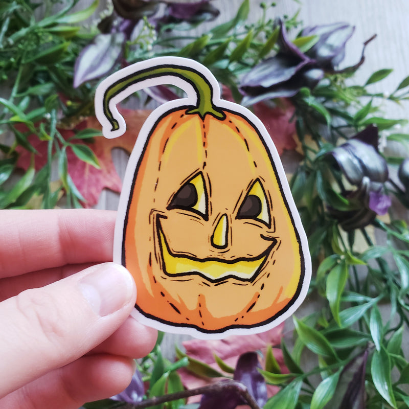 Old-fashioned Pumpkins Vinyl Sticker Set