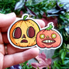 Old-fashioned Pumpkins Vinyl Sticker Set