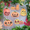 Old-fashioned Pumpkins Vinyl Sticker Set