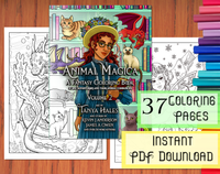 Animal Magica: A Fantasy Coloring Book, volume 2 PDF