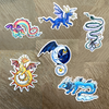 Weather Dragon Vinyl Sticker Bundle